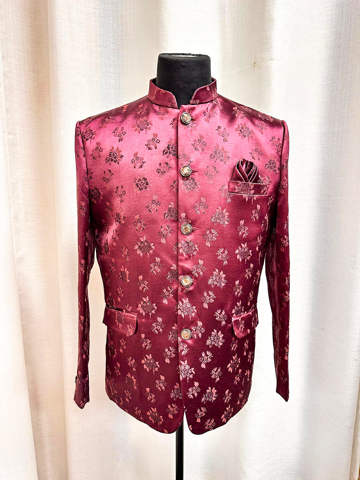 Men's Blazer 38 (Medium) Light Marron Pink